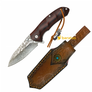 Navaja ALBAINOX Damasco Rodamientos con Funda 18920