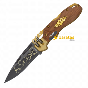 Navaja ALBAINOX STEAMPUNK Madera Titanio