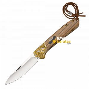 Navaja ALBAINOX Virola Decorada Madera Zebra 25216