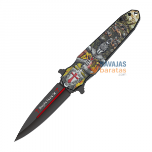 Navaja Fantasía 3D ALBAINOX TEMPLARIOS Abs Aluminio