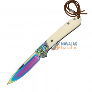Navaja ALBAINOX Virola Decorada Rainbow 25218