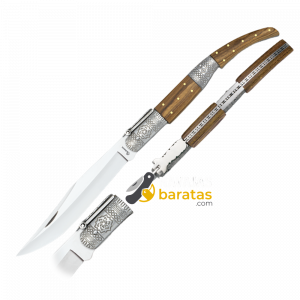 Navaja Árabe Carraca Decorada Nº4 ALBAINOX Madera Zebra 01831