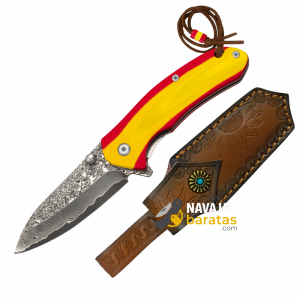 Navaja España ALBAINOX mango G10 Damasco 25369