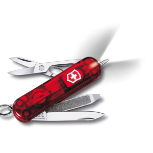 Navaja Suiza Victorinox Signature Lite Roja Translúcida 0.6226.T