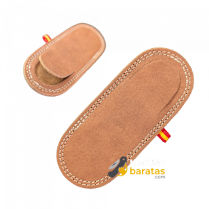 Funda de Navaja Artesanal en Cuero Marrón