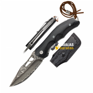 Navaja Damasco ALBAINOX Madera 25297