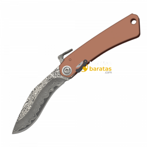 Navaja Higonokami Kukri Damasco Albainox Acero Rosado 25357