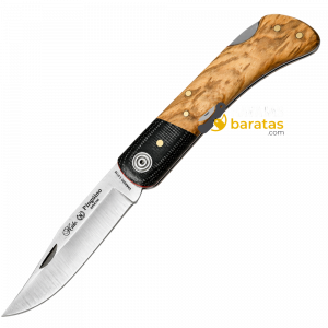 Navaja Nieto Pingüino Madera de Olivo Micarta Yute Negro 308O