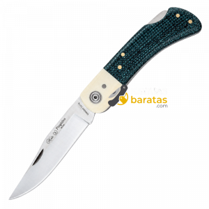 Navaja Nieto Pingüino Micarta Yute Verde Micarta Hueso 308Y-GREEN