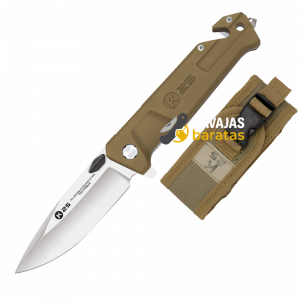 Navaja Táctica K25 Goma Satinada Tan 25238