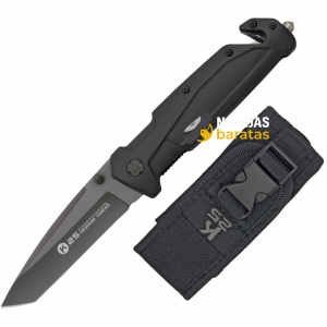 Navaja Táctica K25 Titanio Goma Negra 18486
