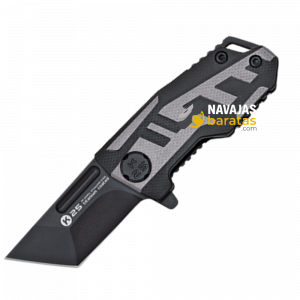 Navaja Táctica K25 G10 Negro-Gris Tanto 25004