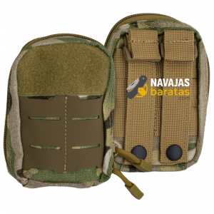 Pouch EDC Barbaric MOLLE 2 Caras con Velcro Pequeño Camo 39792CP