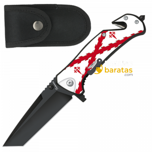 Navaja Albainox Cruz de Borgoña Tanto Negra 18751ID003