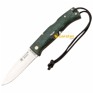 Navaja Joker Artica Jute Micarta Verde Filo Plano NV156