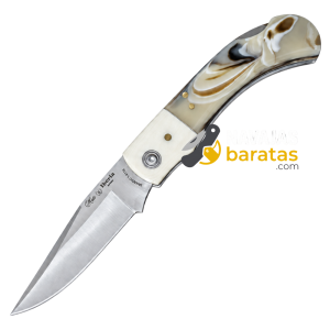 Navaja Miguel Nieto Iberia Alpina Metacrilato Camo Micarta Hueso 649 PROTOTIPO