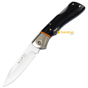 Navaja Muela BX-8 Micarta Negra con Bandera de España BX-8M
