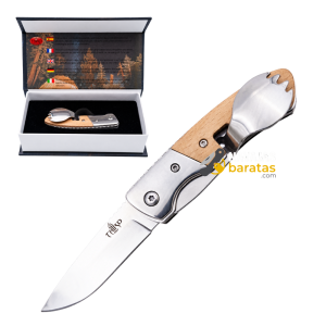 Navaja Multiusos Third Desmontable de Haya con Cubiertos F0005F
