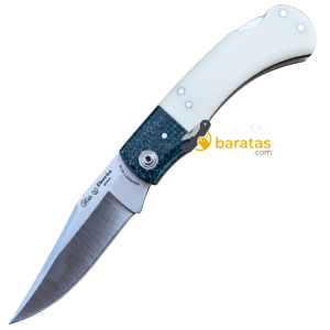 Navaja Nieto Iberia Alpina Micarta Hueso Virola Micarta Yute Verde 649 WV
