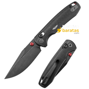 Navaja Trivisa Butterfly-BM Micarta Negra Crossbar Lock TRJM06BM14
